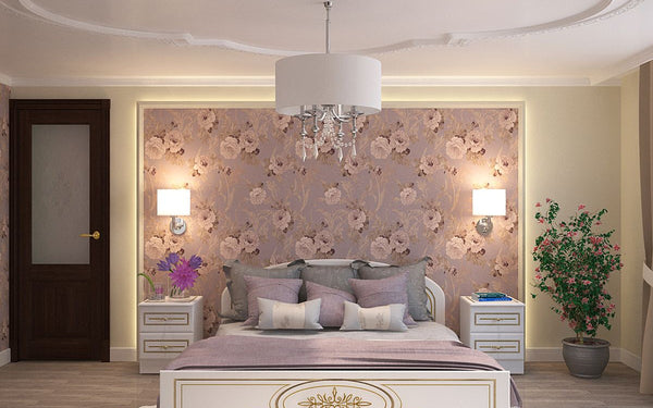 Ambiance intérieure — Paire de lampes de chevet : parfaite symétrie dans la chambre