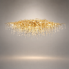 Randi Cascade Cristal et Métal Doré Luxueux