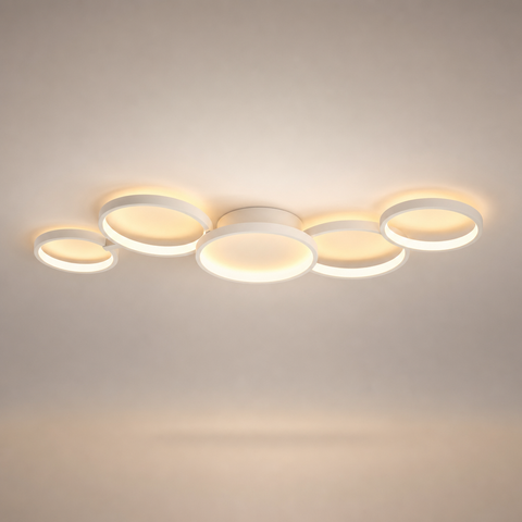Zora Anneaux Métal Blanc Minimaliste C