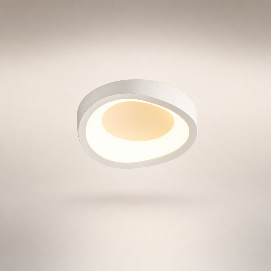 Xaël Anneau Métal Blanc Minimaliste