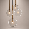 Ronda Sphère Verre Transparent et Laiton Minimaliste