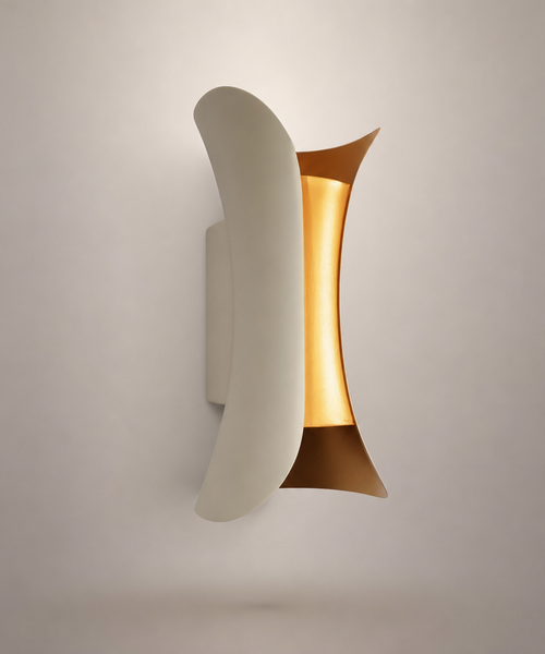 Cylindre Métal Blanc et Noir Minimaliste — Maestral
