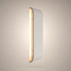 Despina Rectangle Aluminium Blanc Minimaliste