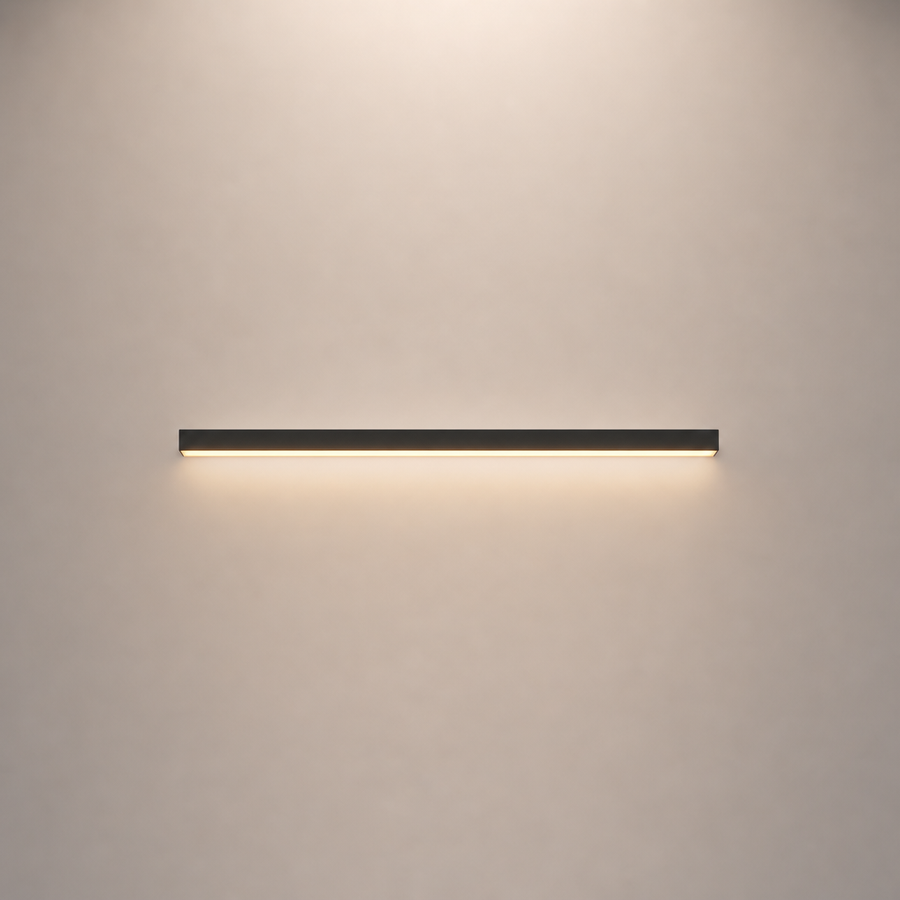 Elowen Linéaire Aluminium Noir Minimaliste
