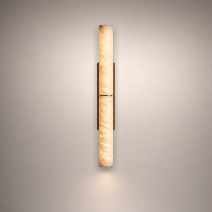 Rael Cylindre Albâtre Beige Minimaliste
