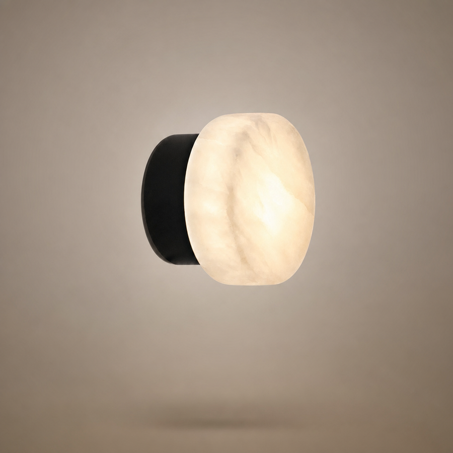 Fortunat Sphère Albâtre Éclatante Minimaliste