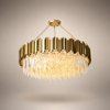 Florimond Cascade Cristal et Laiton Doré Art Déco