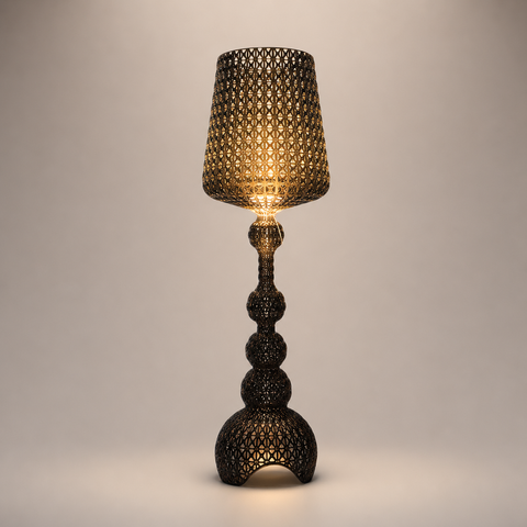 Lumis276 Tressage Métallique Noir Art Déco