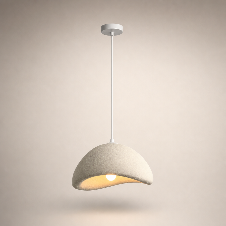 Suspension Cylindres Verre Fumé et Métal Noir - Chambre Salon Cuisine — Tubis