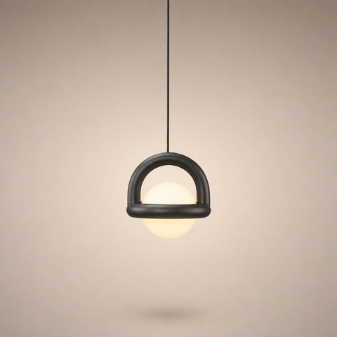 Suspension Anneau Métal Coloré Minimaliste Design - Cuisine Salon Salle à Manger — Orbit