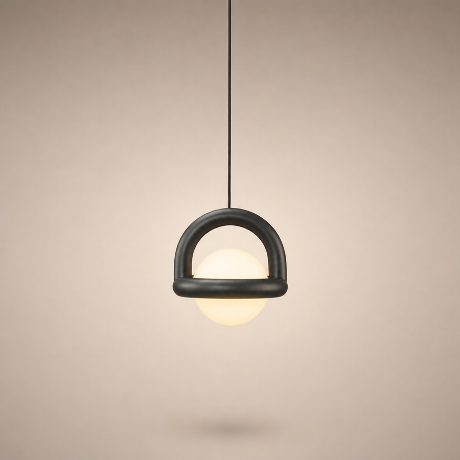 Suspension Anneau Métal Coloré Minimaliste Design - Cuisine Salon Salle à Manger — Orbit
