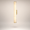 Geoffroy Cylindre Onyx Blanc et Laiton