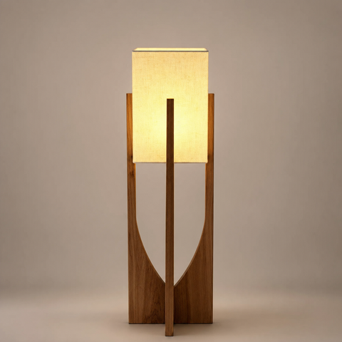 Sova Géométrique Bois Naturel Minimaliste