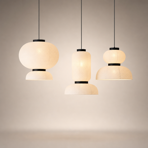 Waël Globe Papier Blanc Minimaliste Nordique