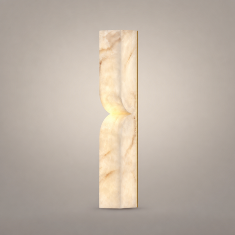 Anahita Cylindre Marbre Blanc Épuré