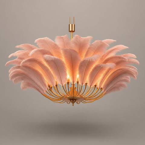 Ciro Plumes Rose Pastel Glamour Éclatant