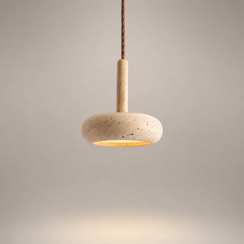 Savona Cylindre Béton Crème Minimaliste