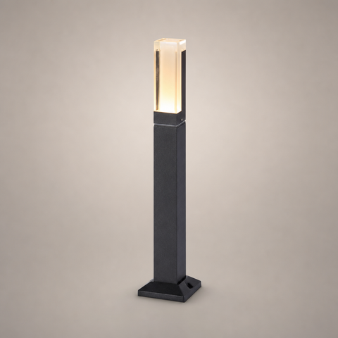 Ïlys Cylindre Métal Noir Mat Minimaliste B