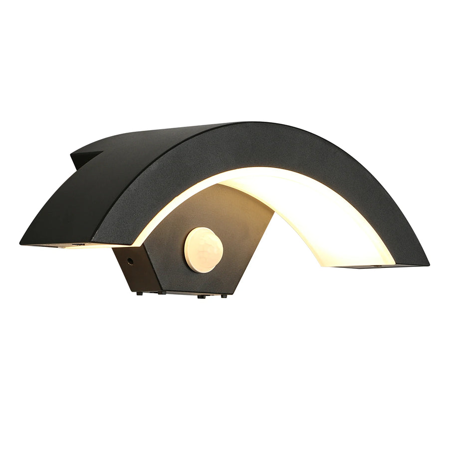 Niamh Arche Aluminium Noir Mat Minimaliste