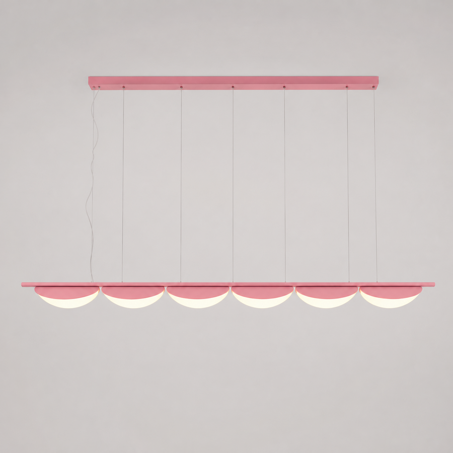 Suspension Disque Métal Noir Minimaliste Design - Cuisine Salon Salle à Manger — Orbis