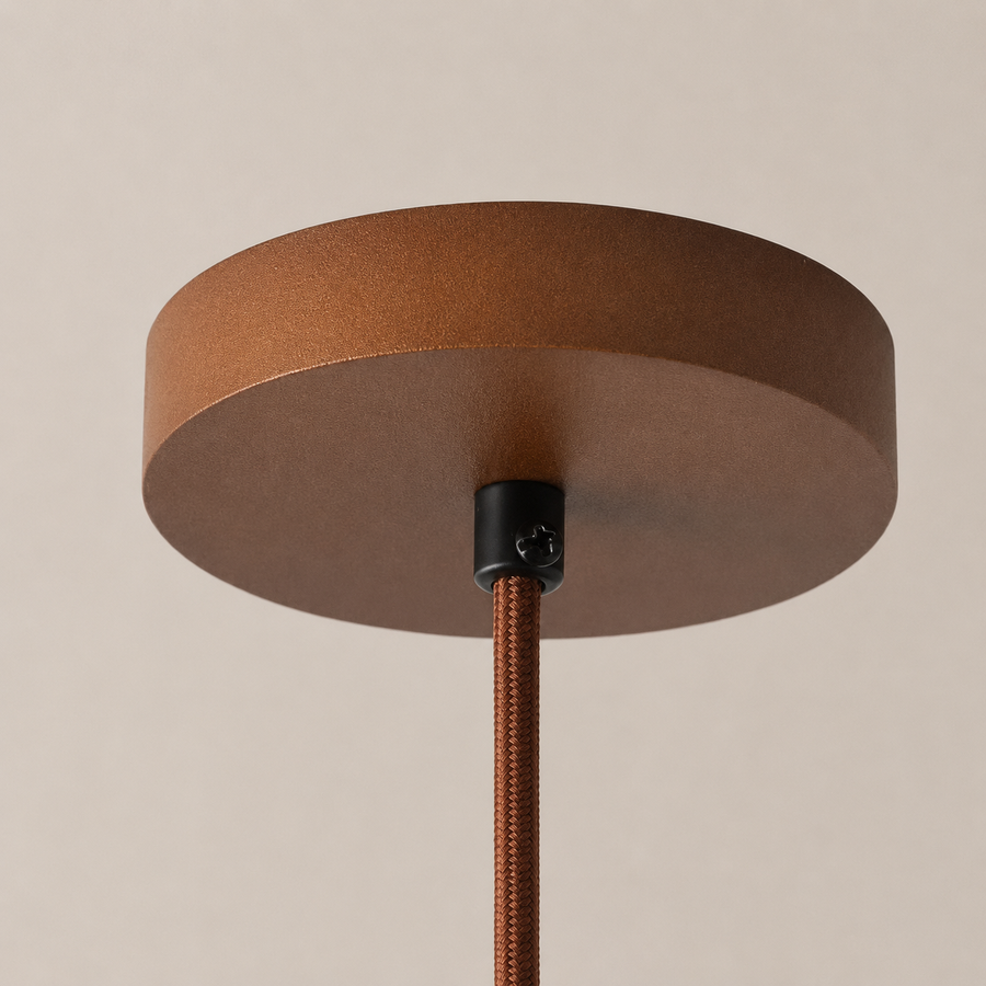 Suspension Cylindre Céramique Beige Minimaliste Design - Chambre Salon Cuisine — Spica