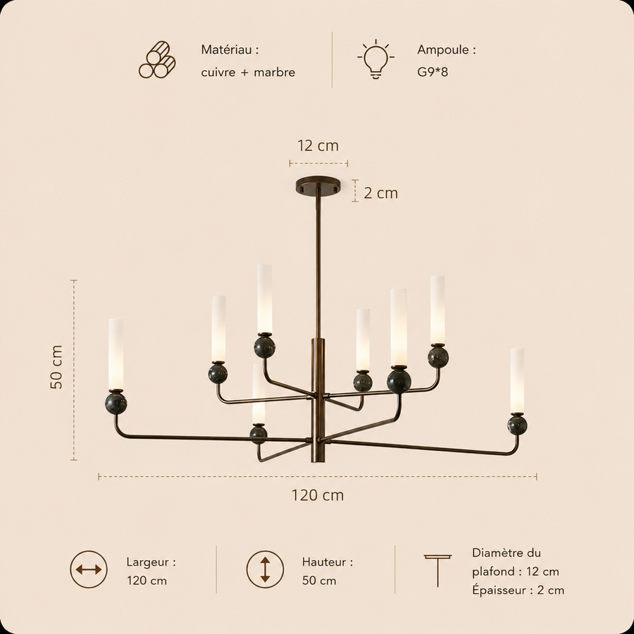 Lustre Suspension Plafonnier Cylindre Verre Givré et Métal Noir - Salon Salle à Manger — Pilare