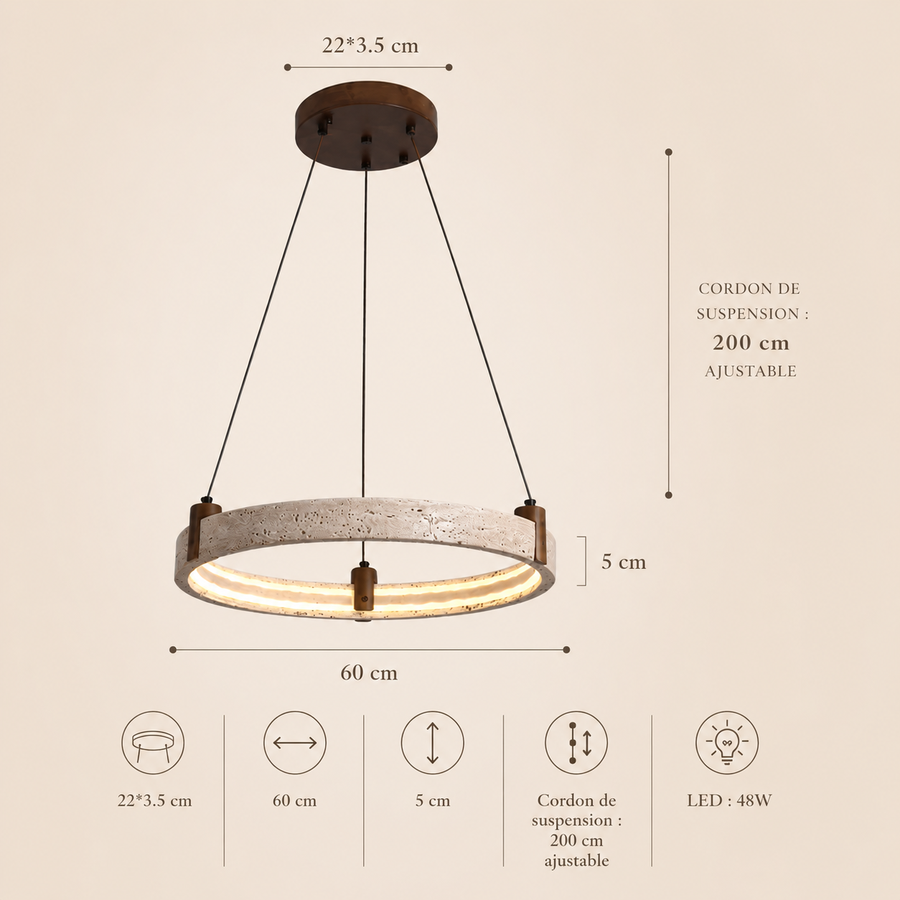 Lustre Suspension Cascade Sphères Verre Transparent et Métal Chromé - Salon Salle à Manger — Lothaire