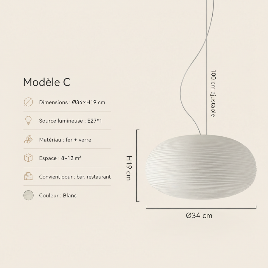 Suspension Abat-Jour Acier Noir Mat Industriel - Cuisine Salon Bureau — Coiffe