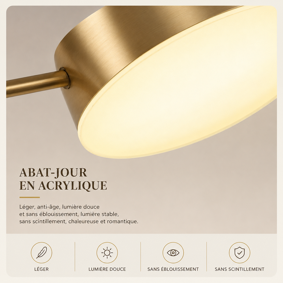 Suspension Laiton Doré Cylindres Multiples Minimaliste Design - Chambre Salon Cuisine — Chiyo