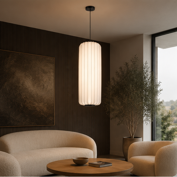 Suspension Roches Sculptées Pierre Naturelle Épurée Design - Cuisine Chambre Salon — Lumio