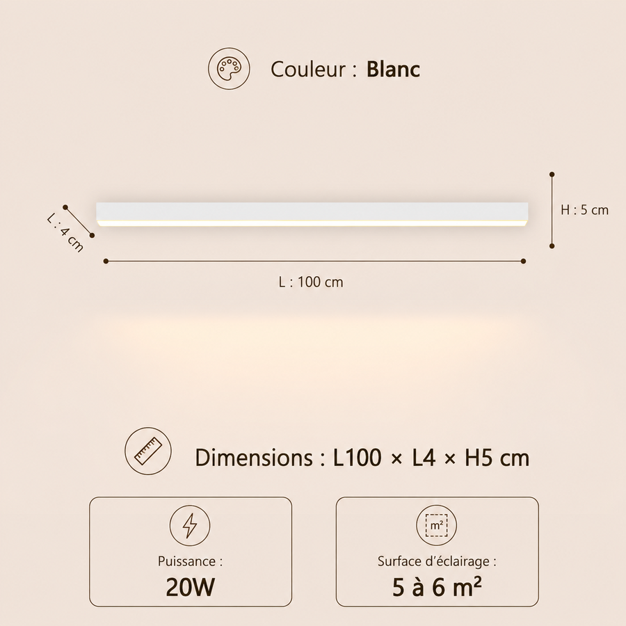 Plafonnier Cylindre Métal Noir Minimaliste Design Moderne - Salle de Bain Salon Chambre — Arundo