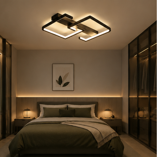 Plafonnier Organique Céramique Blanche Minimaliste Design Moderne - Salle de Bain Salon Chambre — Jaspe