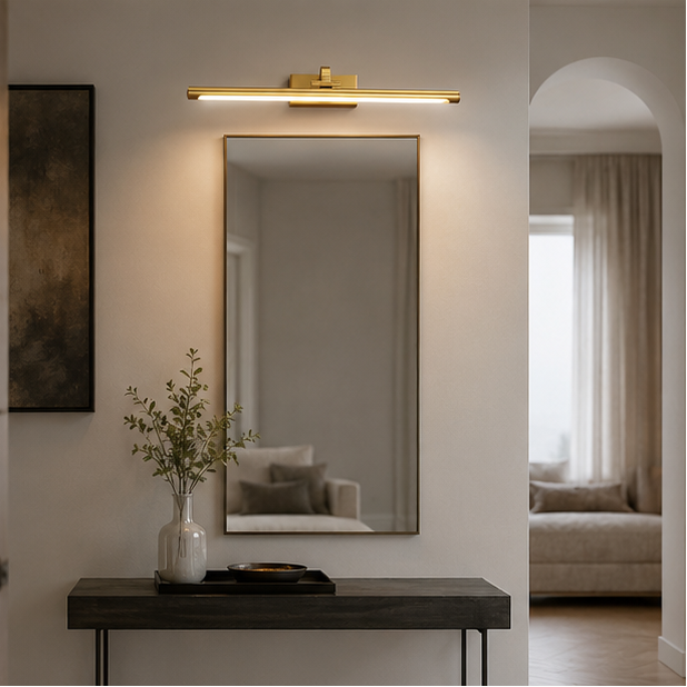 Applique Murale Cylindre Métal Noir Minimaliste Design Moderne Noire - Chambre Salle de Bain Salon — Arundo