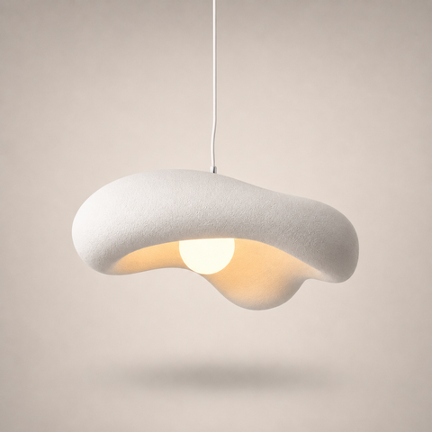 Suspension Anneau Verre Fumé Noir Minimaliste Design - Cuisine Salon Salle à Manger — Horos
