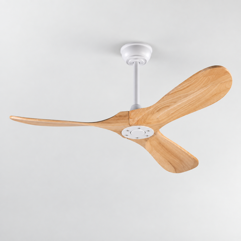 Ventilateur de Plafond Bois XXL avec Éclairage LED