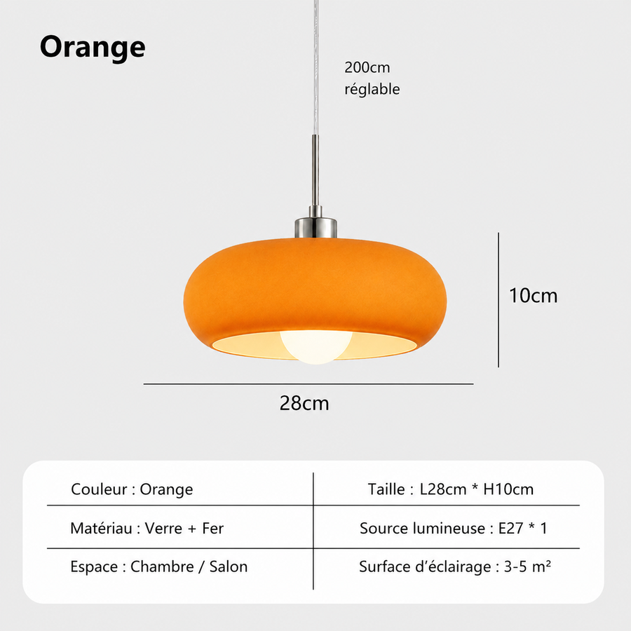 Orbe Sphère Verre Opalin et Laiton Minimaliste