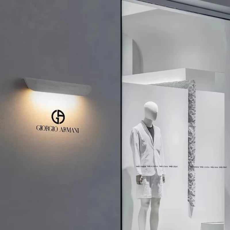 Brav Courbe Aluminium Blanc Minimaliste