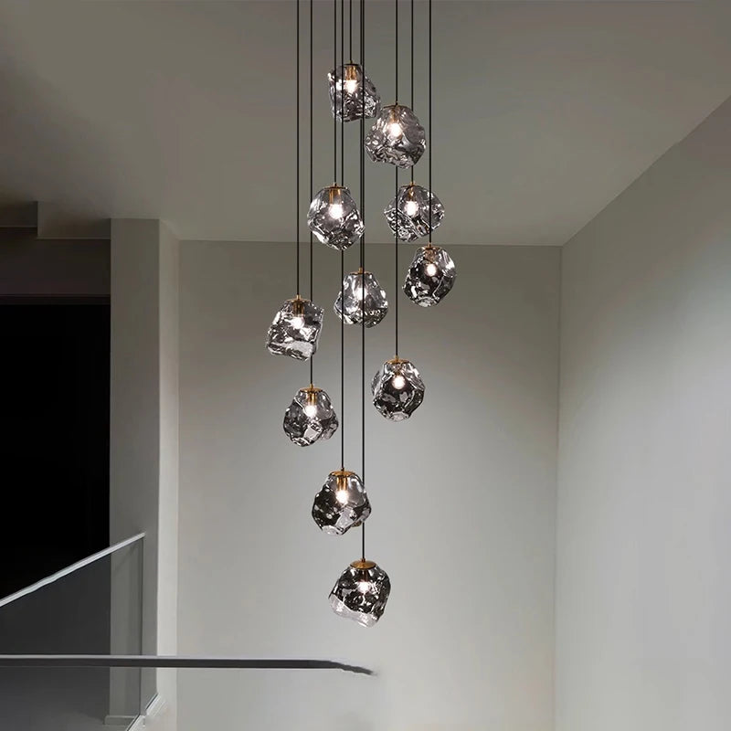 Suspension Anneau Métal Blanc Minimaliste Design - Cuisine Salon Salle à Manger — Zénon
