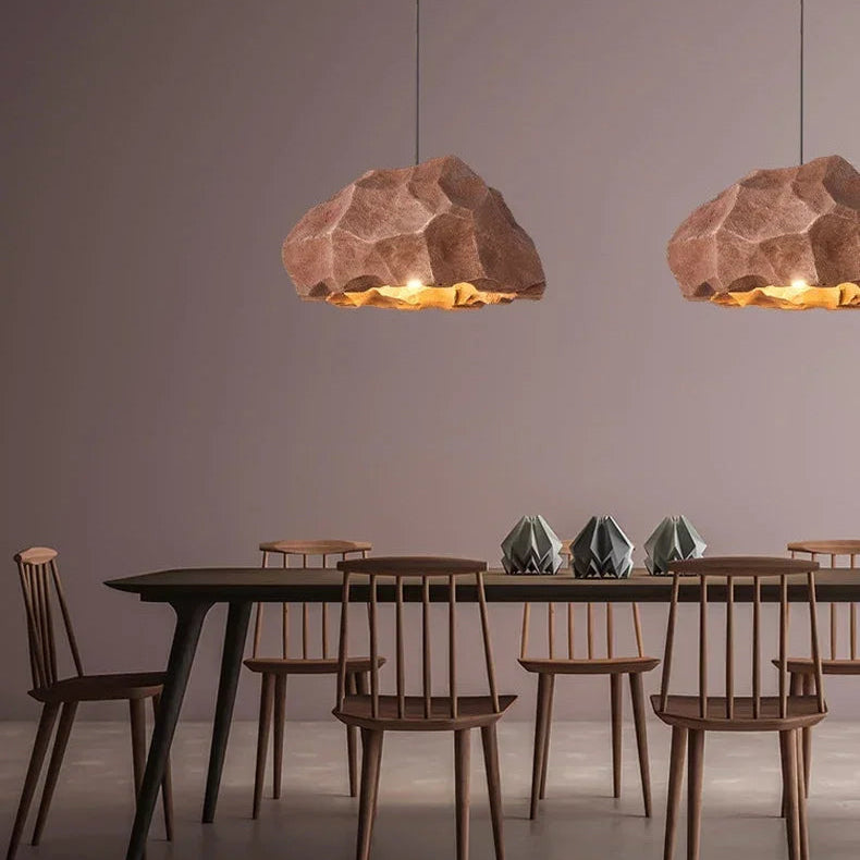 Suspension Cylindre Tissu Beige Minimaliste Design - Chambre Salon Cuisine — Splendor