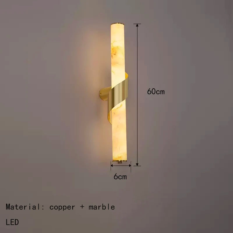 Tela Cylindre Verre Opalin et Métal Bronze