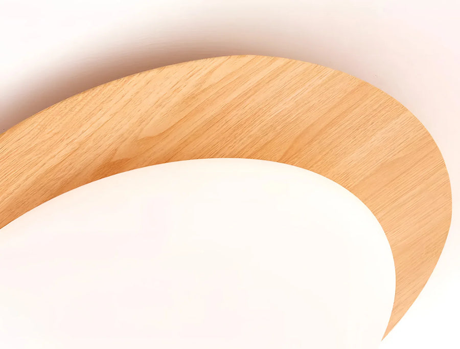 Céleste Disque Bois Noyer Minimaliste