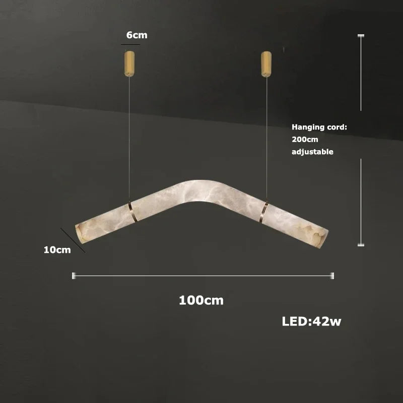 Xëlys Courbe Marbre Blanc Minimaliste