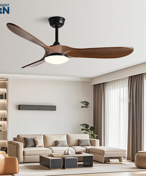 Ventilateur de Plafond Industriel ABS avec Éclairage LED