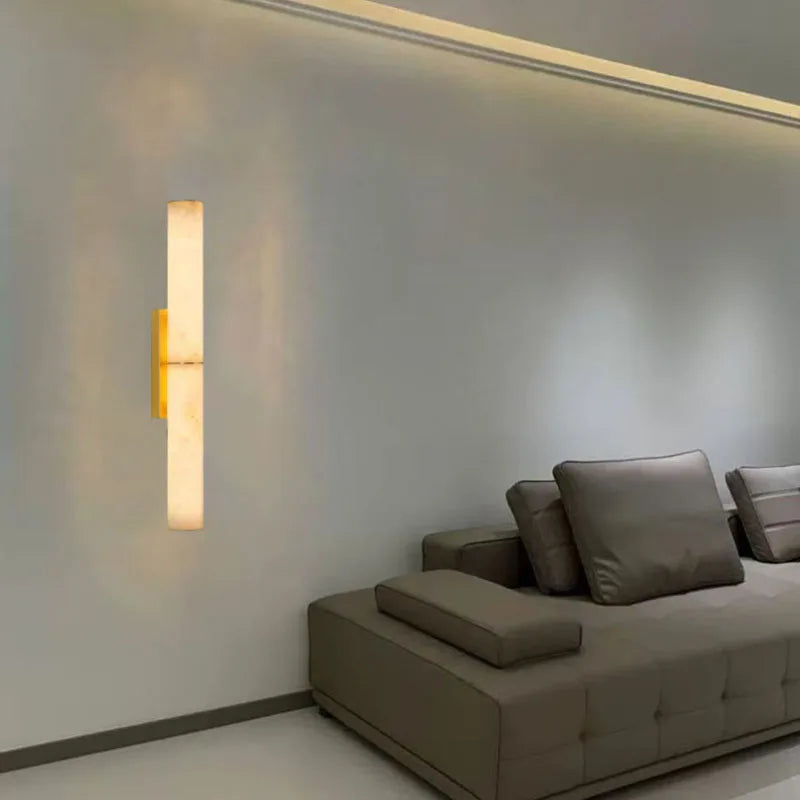 Rael Cylindre Albâtre Beige Minimaliste