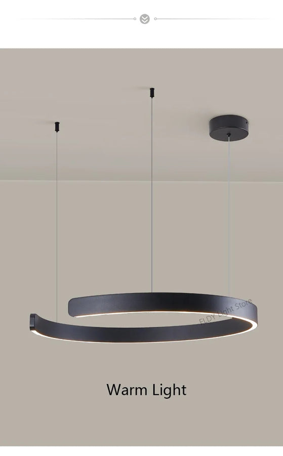 Hecate Anneau Aluminium Noir Minimaliste