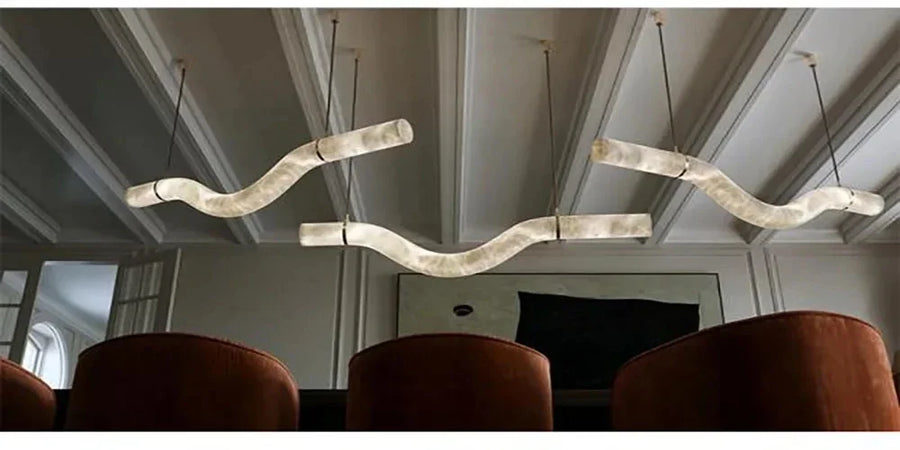 Xëlys Courbe Marbre Blanc Minimaliste