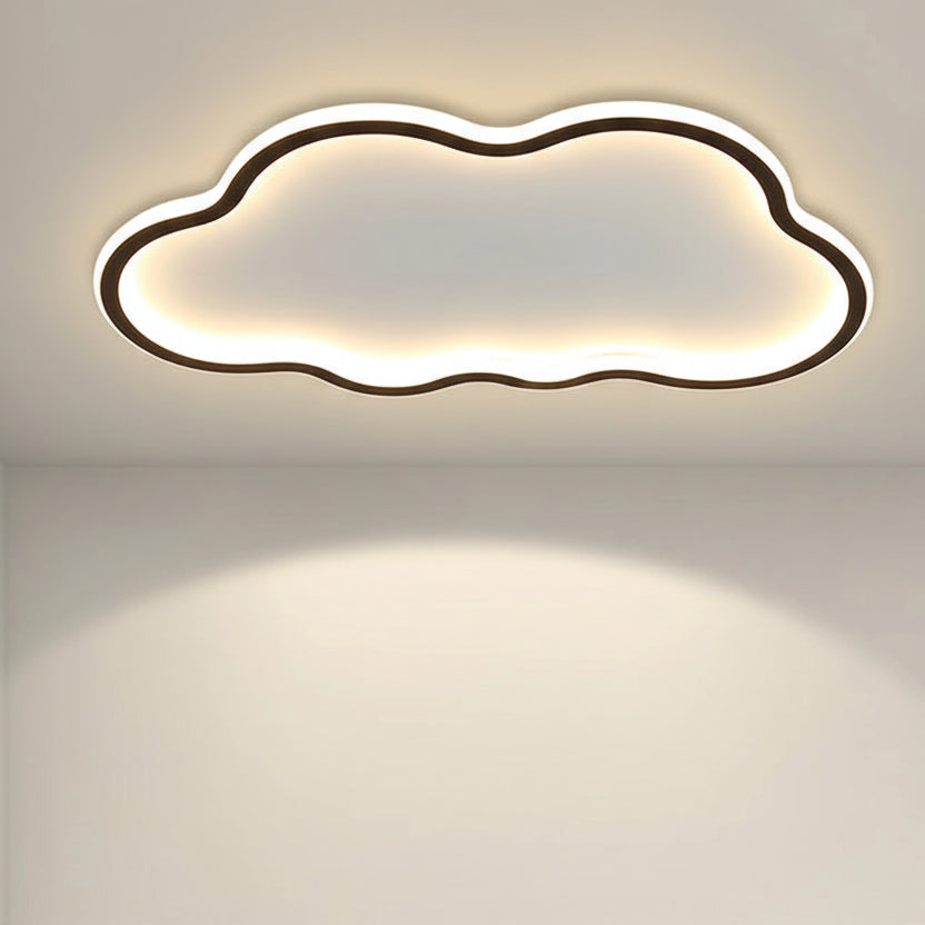 Plafonnier Nuage Tissu Blanc Éthéré - Salle de Bain Salon Chambre — Brume
