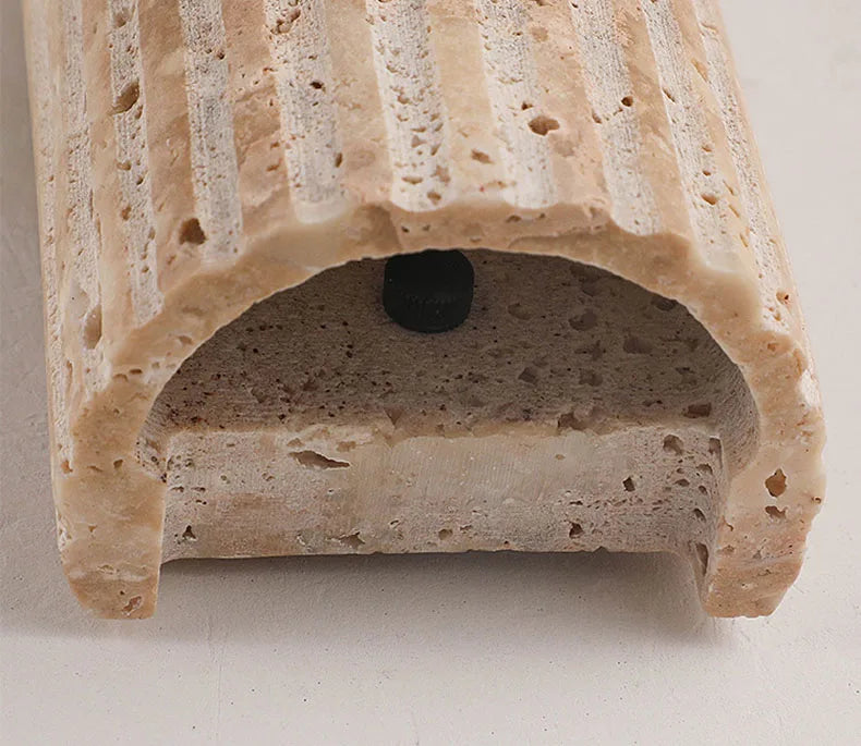 Fola Cylindre Pierre Beige Minimaliste