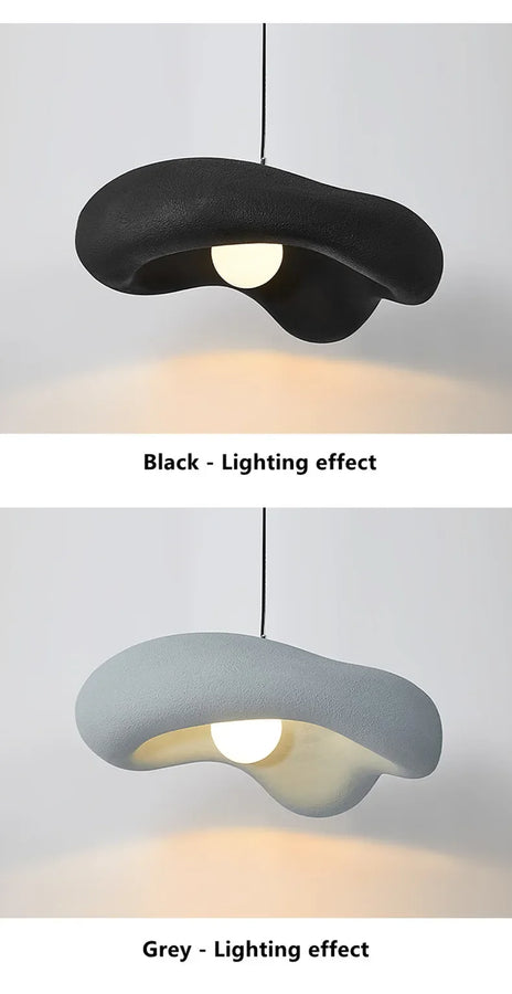 Safaa Anneau Verre Fumé Noir Minimaliste