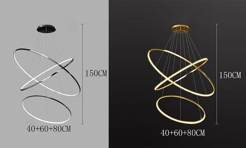 Svea Spirale Anneaux Métal Doré Contemporain